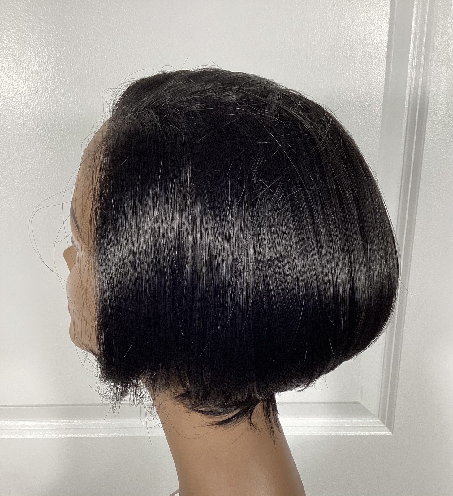 Jazz Wave Lace Front Wig Short LCS 130 Bob Black Tangle Free Synthetic EUC O-4