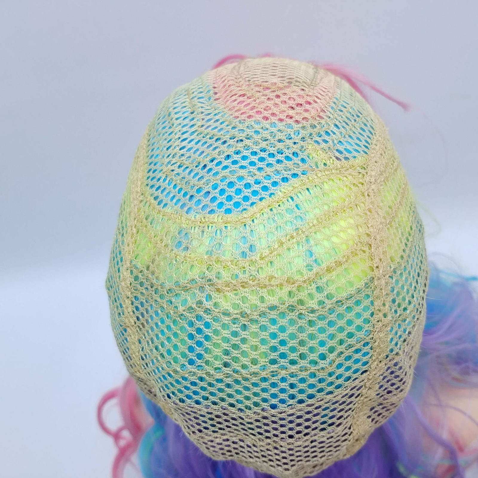 28″ Rainbow Long Wavy Wig for Women Full Heat Resistant Synthetic Cosplay Party