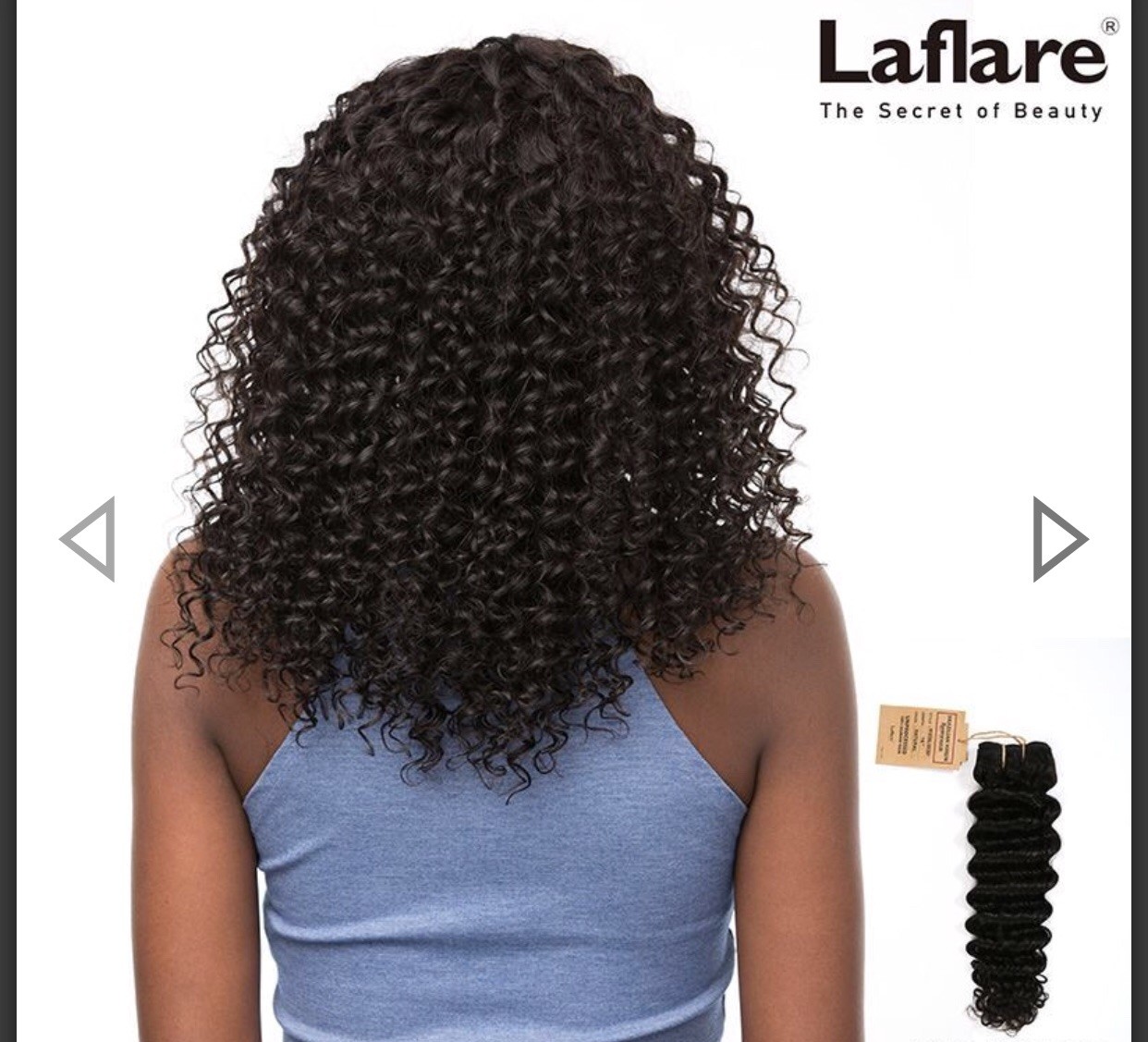 LAFLARE Brazilian VIRGIN REMY 100%_Human_HAIR_UNPROCESSED_NEW_DEEP_14″_#NATURAL