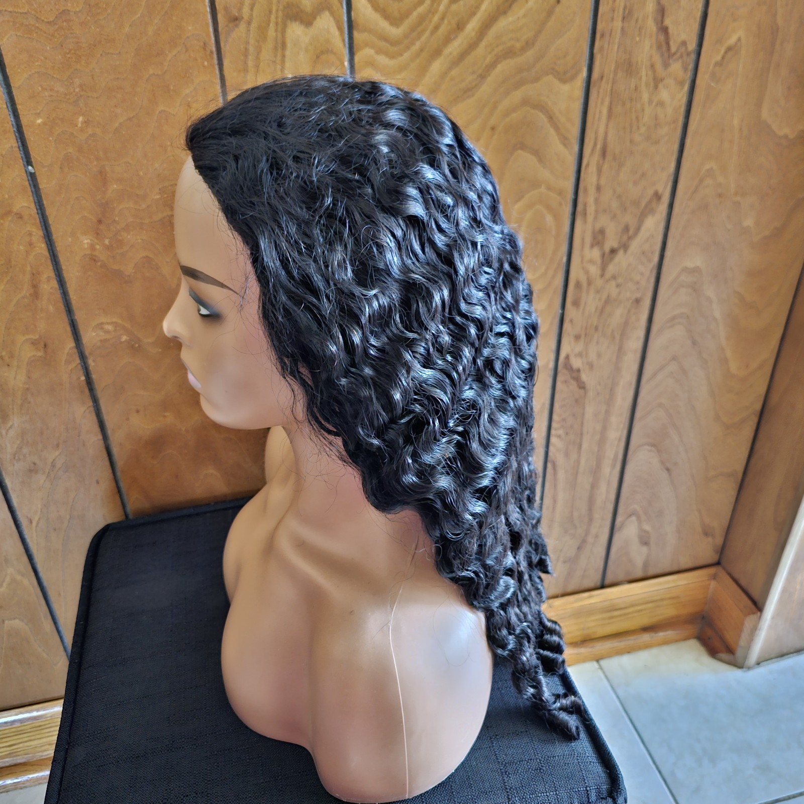Burmese Curly Half Wig Human Hair Spiral Curl 20inch