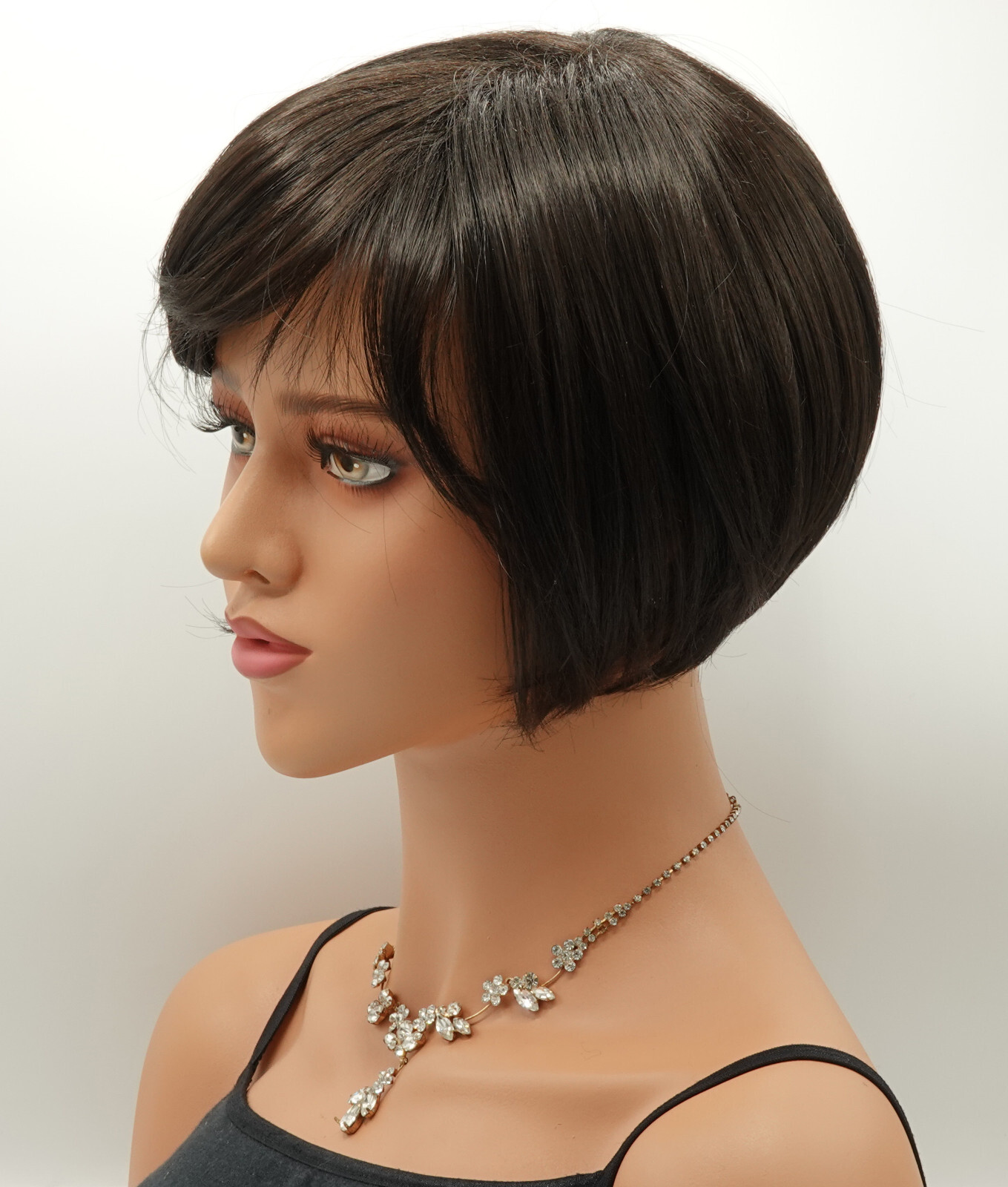 LAYERED BOB Wig by HAIRDO, R4 Midnight Brown/Dark Brown, HeatFriendly