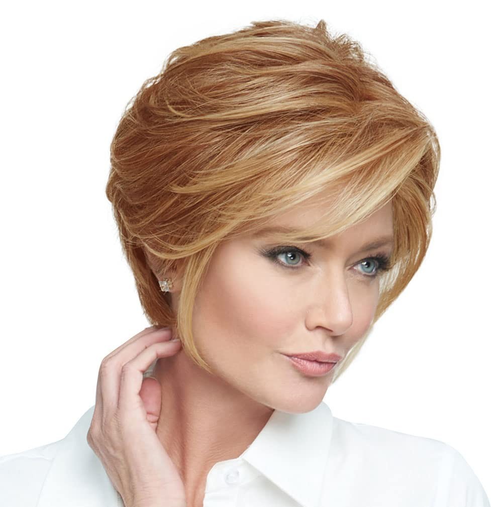 Raquel Welch Go To Style Versatile Flattering Short Shag Wig Honey Ginger
