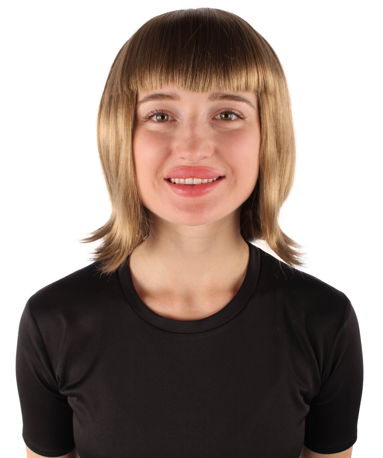 Adult Women’s Straight Short Vampire Wig | Premium Breathable Capless Cap HW-162