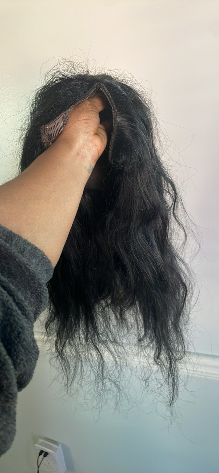 V Shape Straight Brazilian/180% Density/16in