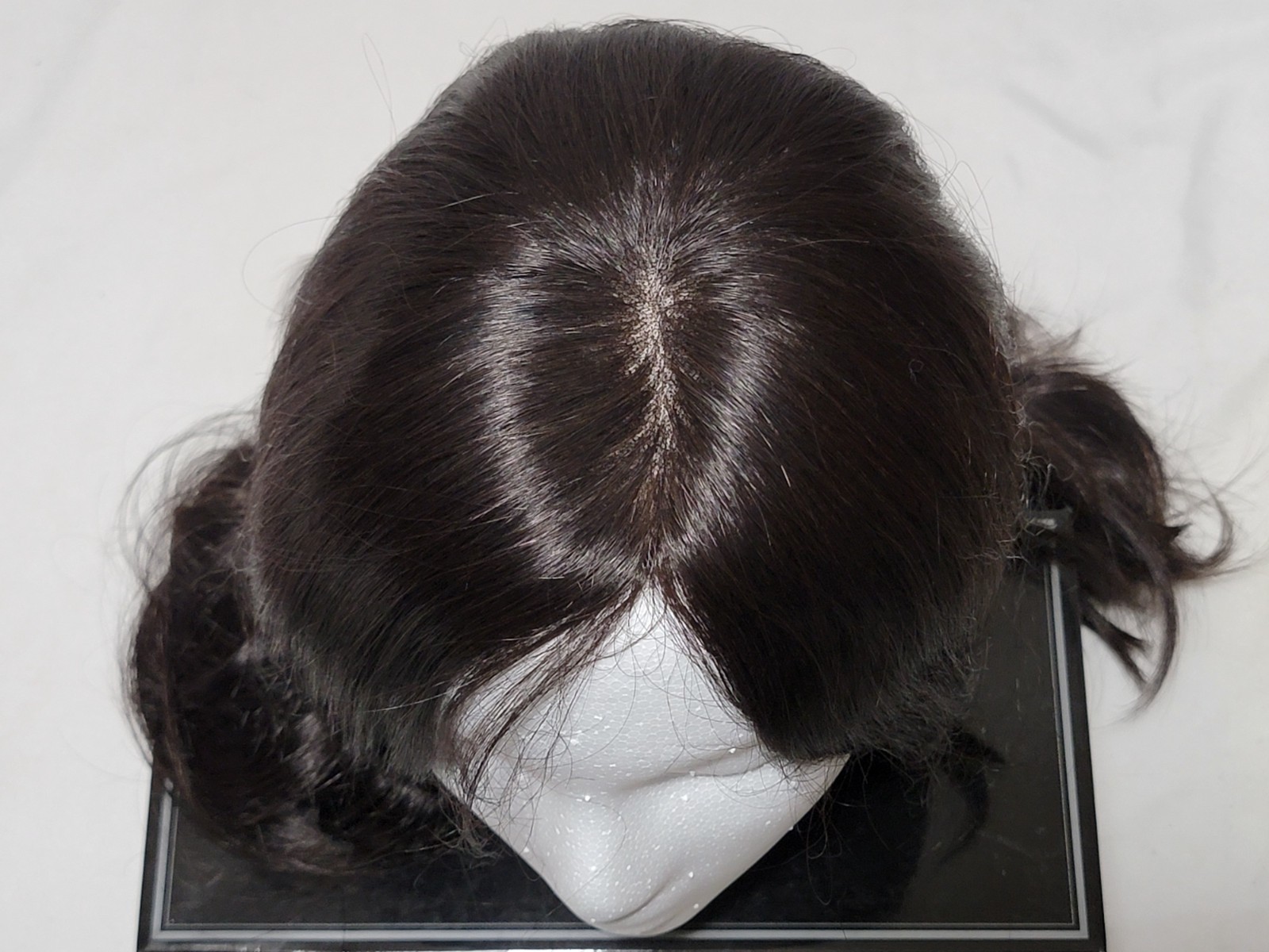 NEW Wig Pro Alexandra H-Mono Color 1B Off Black 100% Human Hair Women’s Wig remy