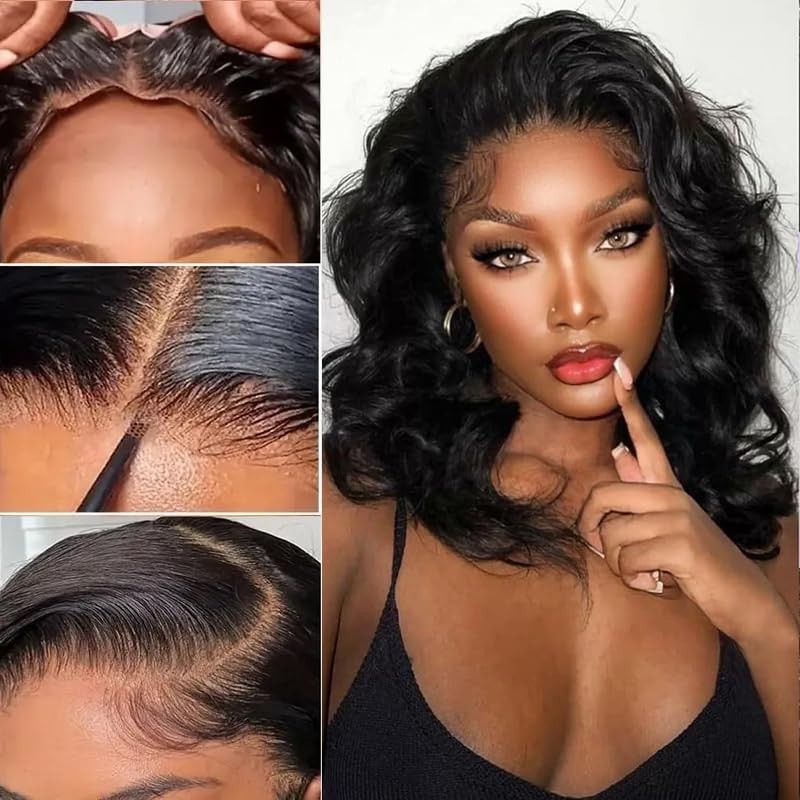 Wear and Go Glueless Wig Pre Cut 4×4 Lace Front Human Hair Wig Body Wave Wig