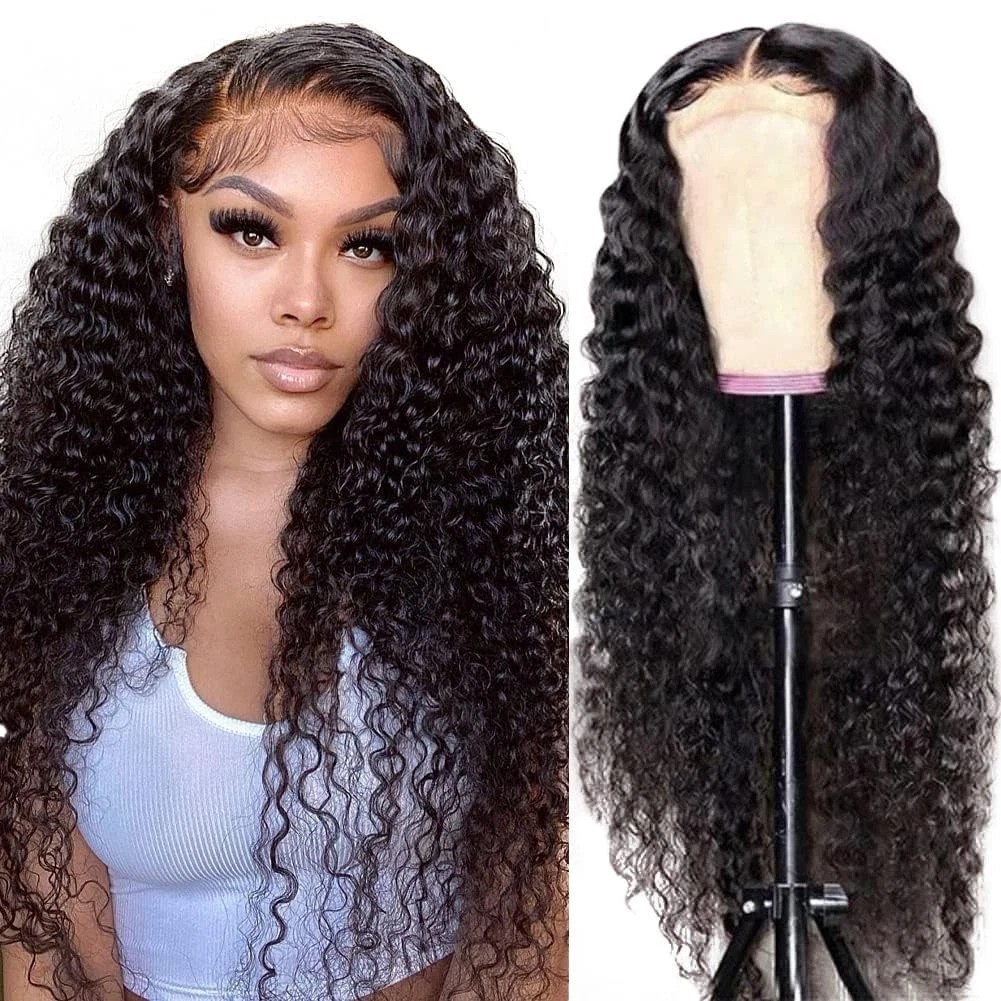 Luxury 20 Inch HD Transparent Deep Wave Wig for Black Women – Glueless Design