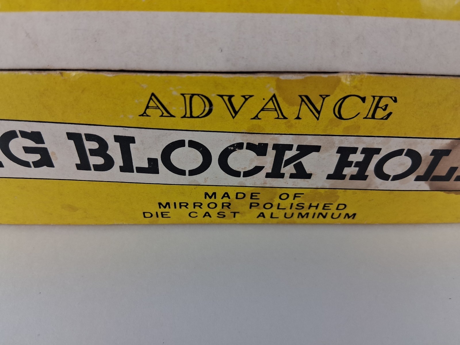 Vintage Advance Wig Block Holder Die Cast Aluminum Metal Mount Clamp