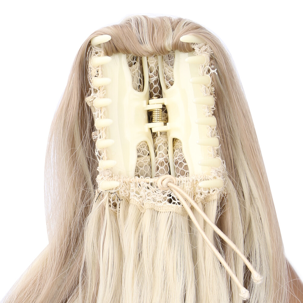 18″ Large Claw Ponytails Clip in Hairpieces Claw on Pony Tails Hair Extensions