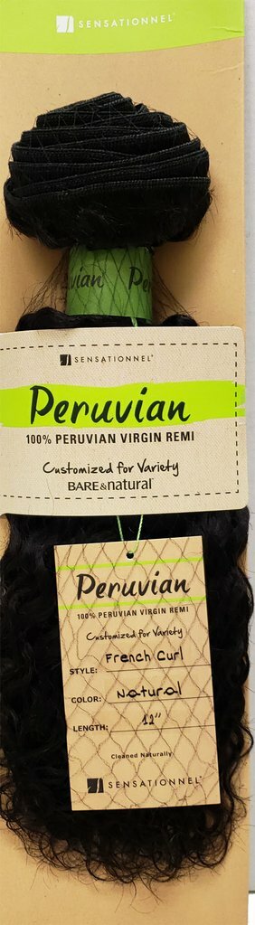 Sensationnel Bare & Natural Peruvian 100% Virgin Remi Human Hair FRENCH CURL