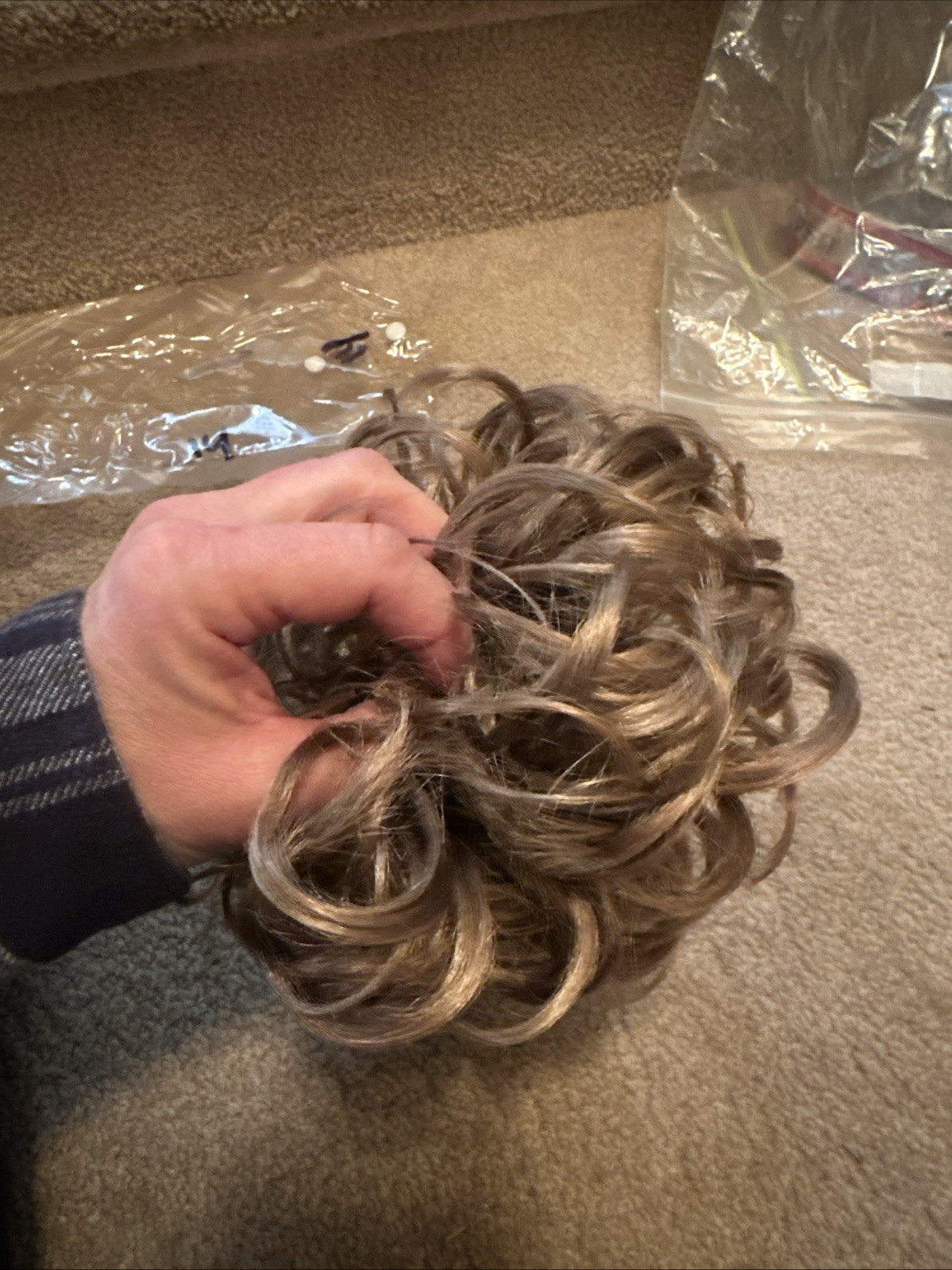 Hair Accesories by Wig America Mona Lisa Light brown dance cheer