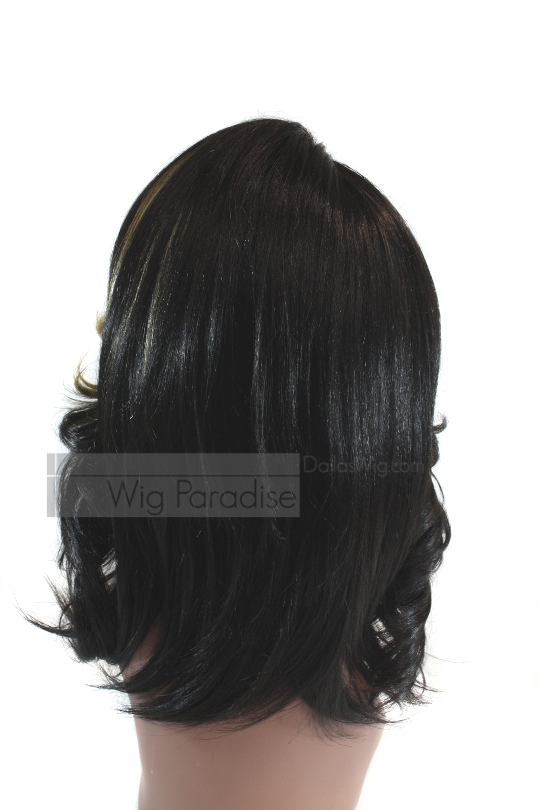 Femi Premium Synthetic Straight Layered Style Dual Part Herra Lace Front Wig