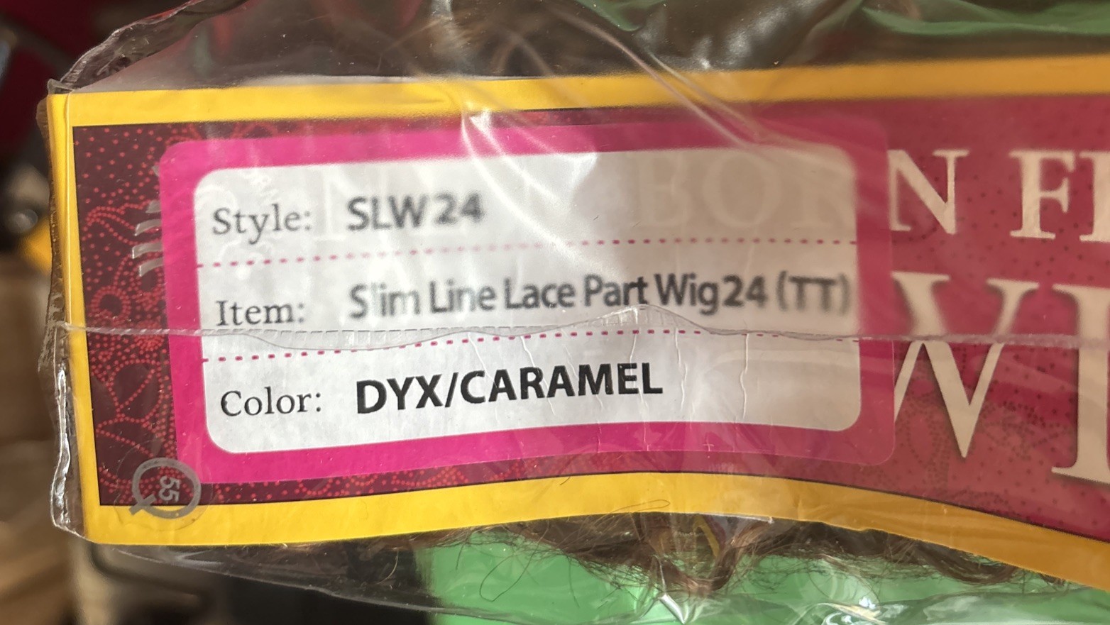 DYX Caramel New Born Free Slim Line Lace Part Wig SLW24