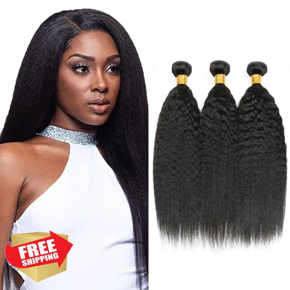 NerriHou #1B Natural Black Yaki Straight 22-26 Inch