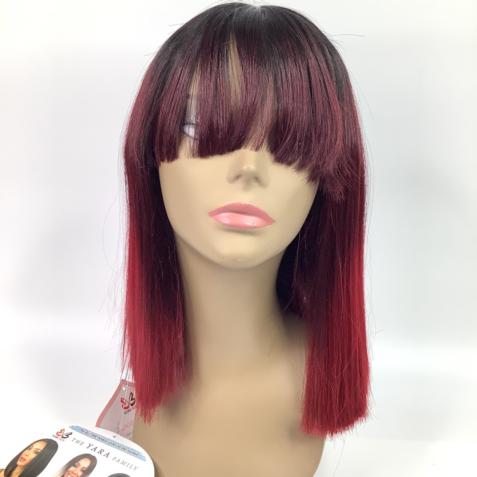 BOBBI BOSS MLF184 Yara Bang Premium Lace Front Wig TT1B/BUG