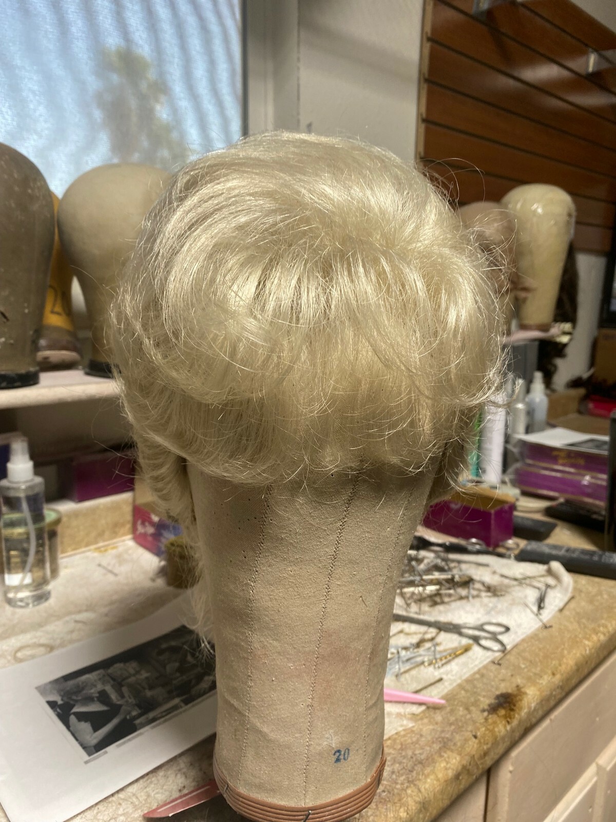 **EMPRESS BIANCA WIG DRAG QUEEN L creamy blonde french classic twist wig