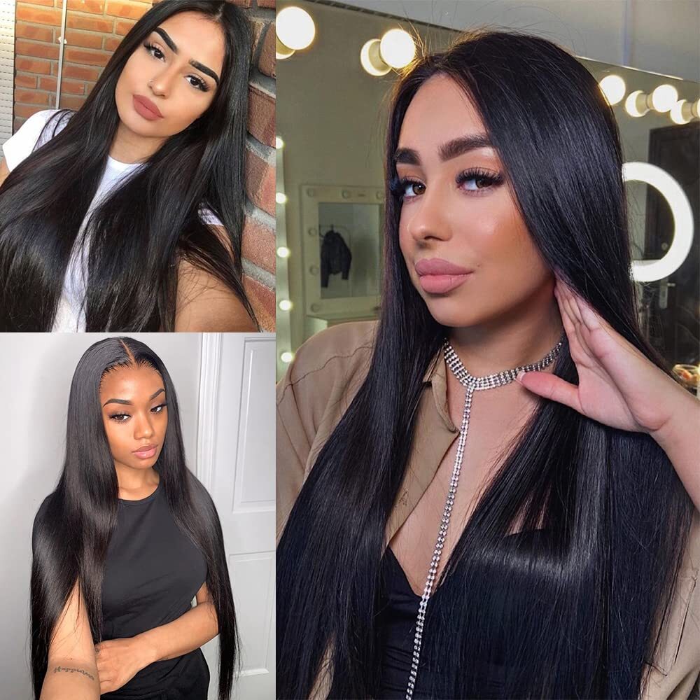 Long Straight Black Hair Wigs Womens Party Pop daily Fashion Ladies Full Wig USA
