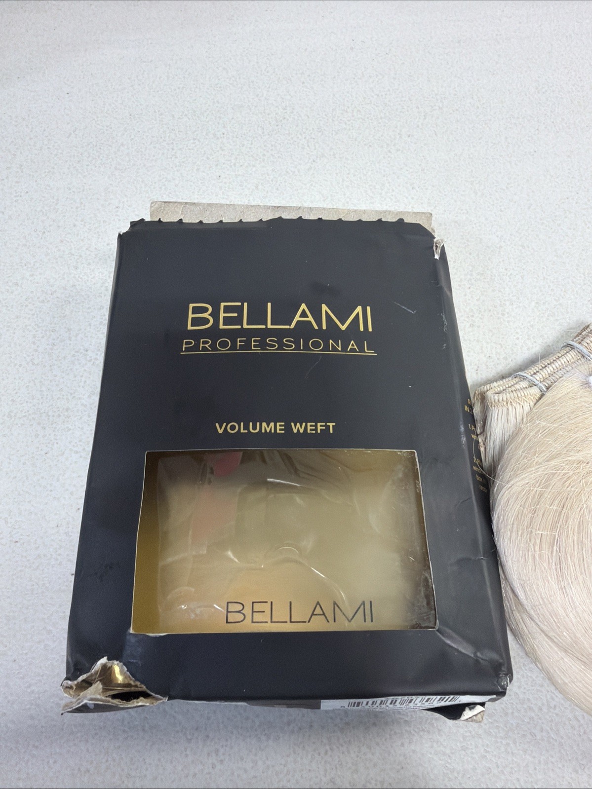 BELLAMI PROFESSIONAL VOLUME WEFT 20″ STRAIGHT PURE PLATNUM#88 145G