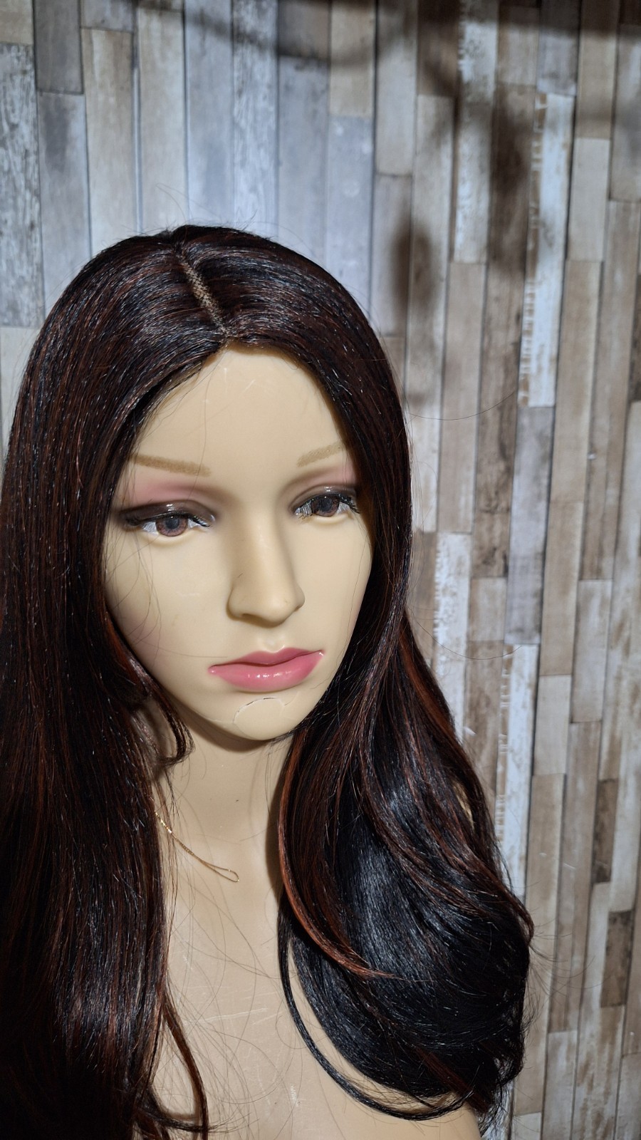 Human Hair Blend Wig. 26 Inches Long