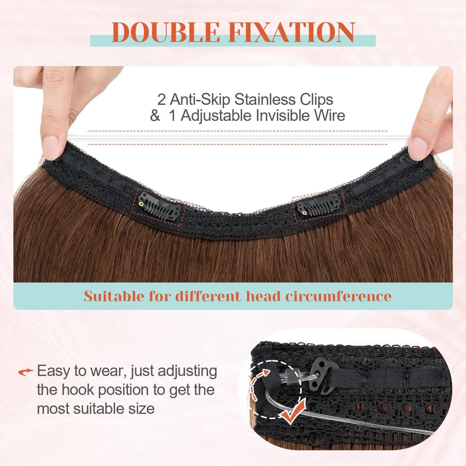 Benehair Halo Blonde Hair Extensions For Women 100 Human Hair Invisible Wire
