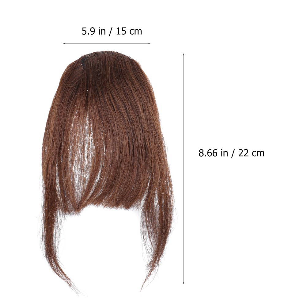 1pc Fake Bang High Temperature Wire Wig Patch Bang Hair Clip Women