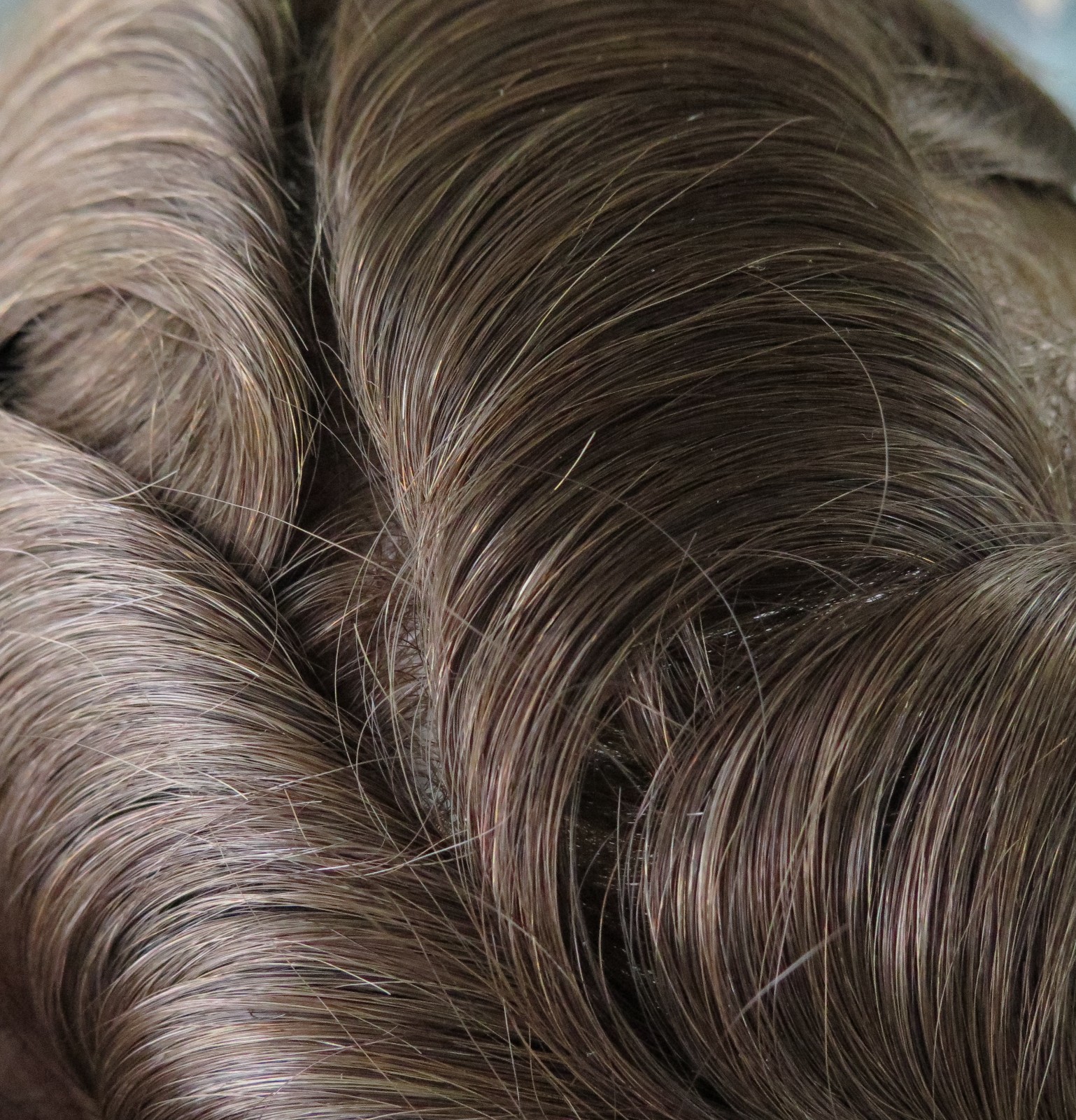 Ultra Thin Skin 0.02mm Toupee for Men Human Hair Replacement System Hairpiece #5