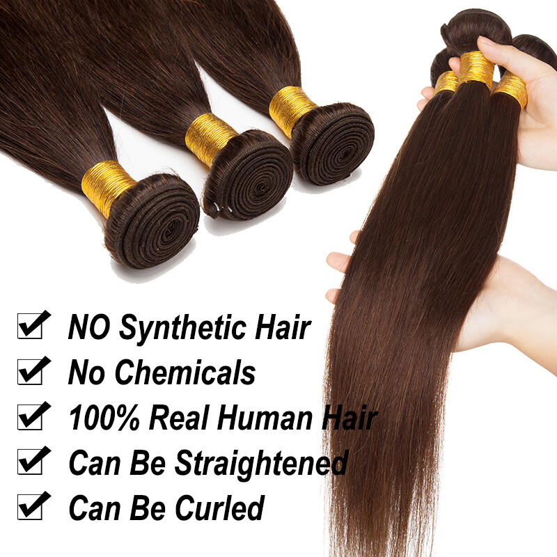 Unprocessed Brazilian Virgin Human Hair Bundles Weave Straight Body Wave 8-30 IN