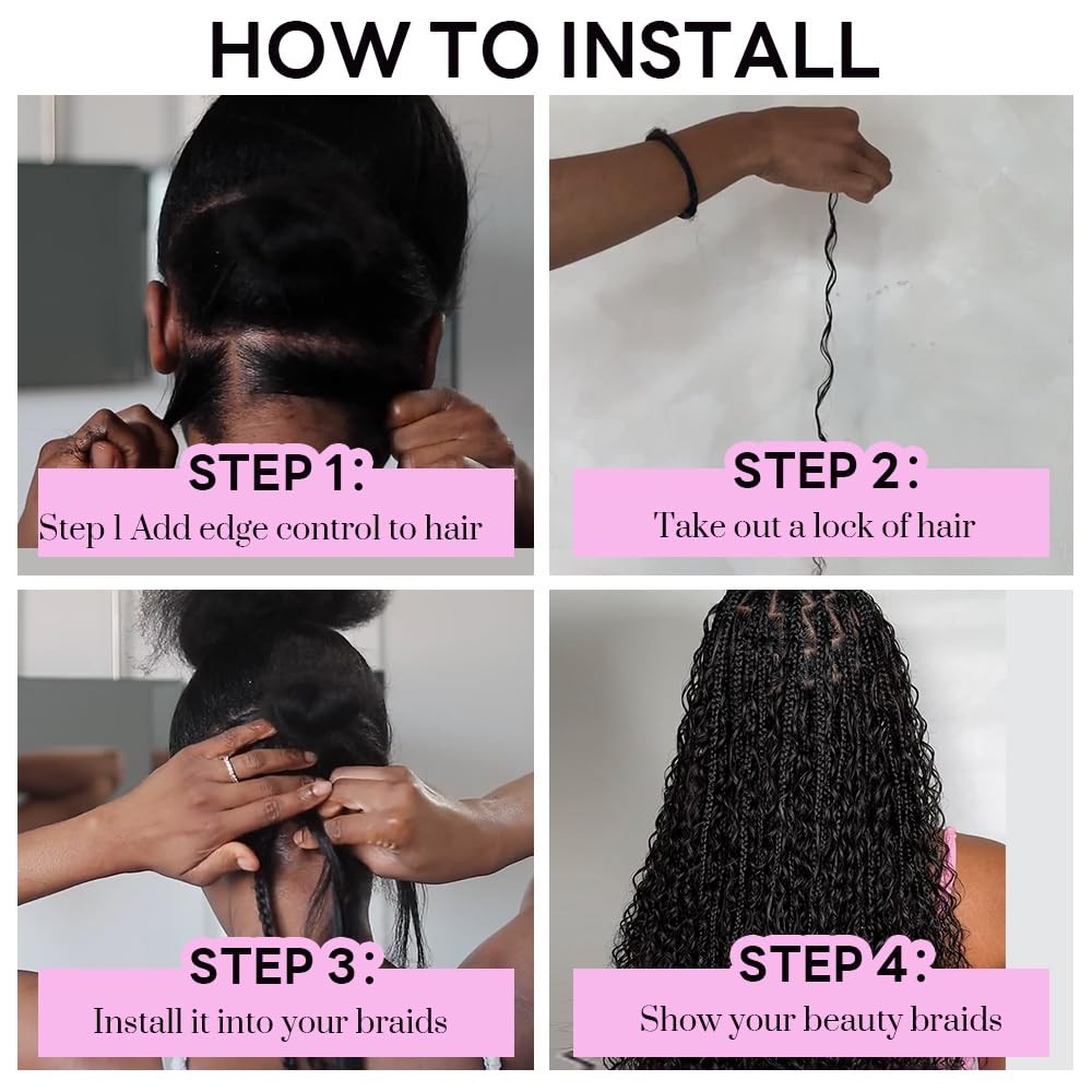 Maroochin Boho Human Hair Body Wave 27/30/613 100 Virgin Human Braiding Hair