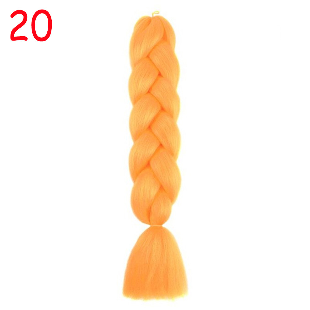 Jumbo Braiding Hair Synthetic Ombre Kanekalon Braids 24” Crochet Extensions