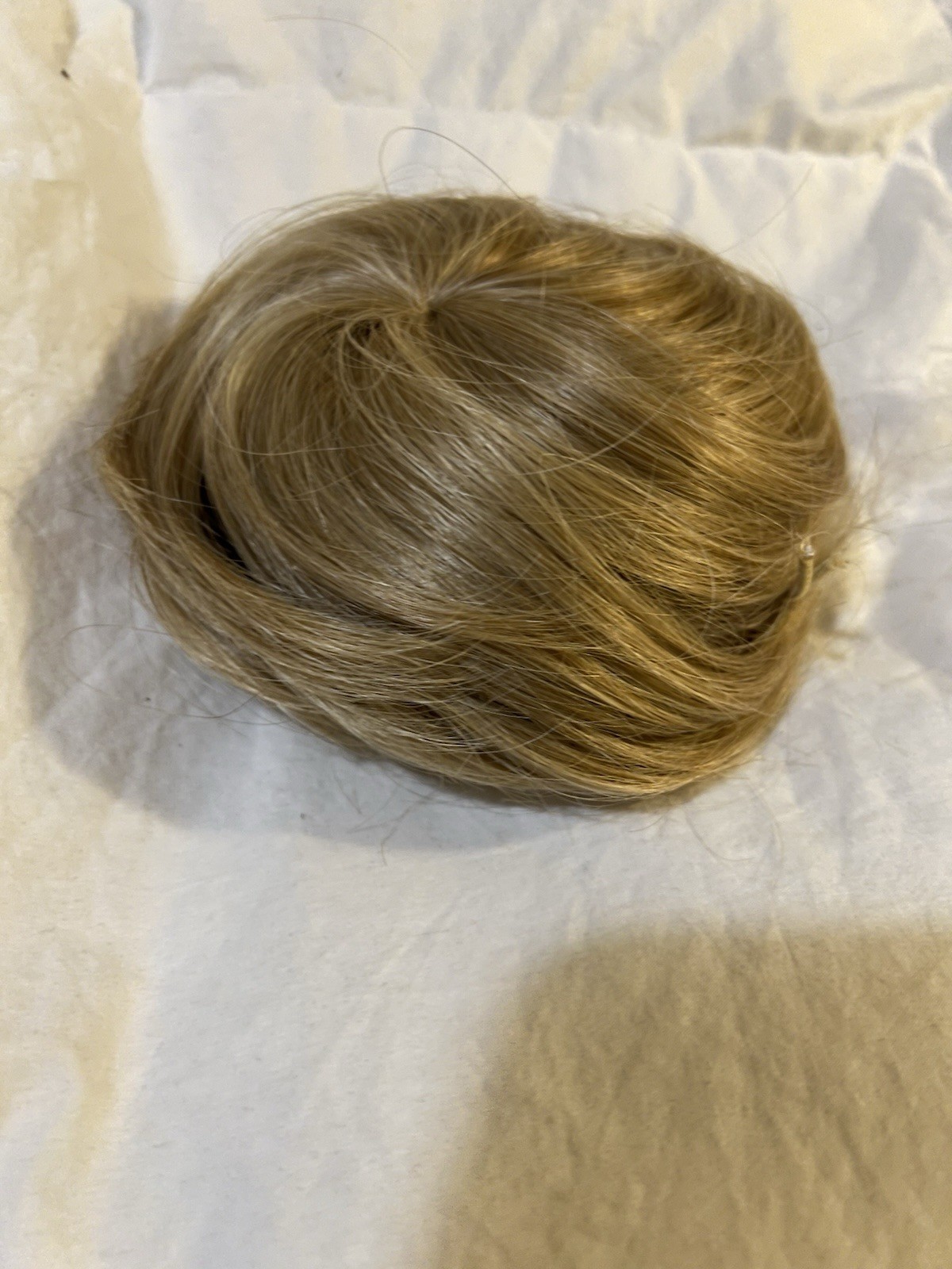 Synthetic Drawstring Bun Hairpiece Classic Cap One Size Blonde/Light Brown