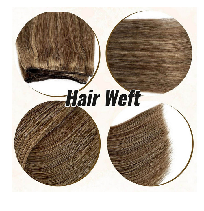Virgin Hair Can Be Cut-Genius Weft 100% Virgin Remy Human Hair Extensions 100g