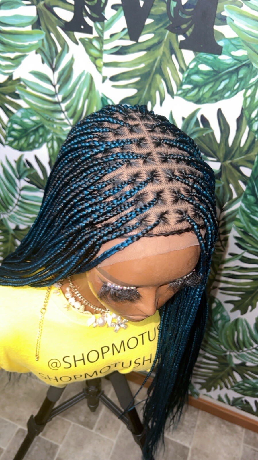 Small Size Knotless Box Braided Wig,Box Braid Wig, Knotless Braids,Lace Braids