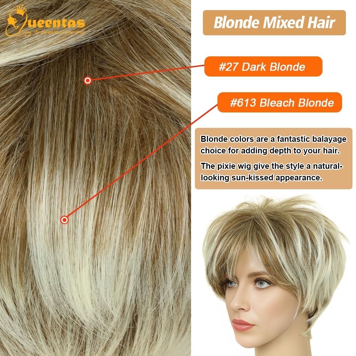 Pixie Layered Short Wigs for Women Short Hair Wigs for Women Pixie Cut Wig Sy…