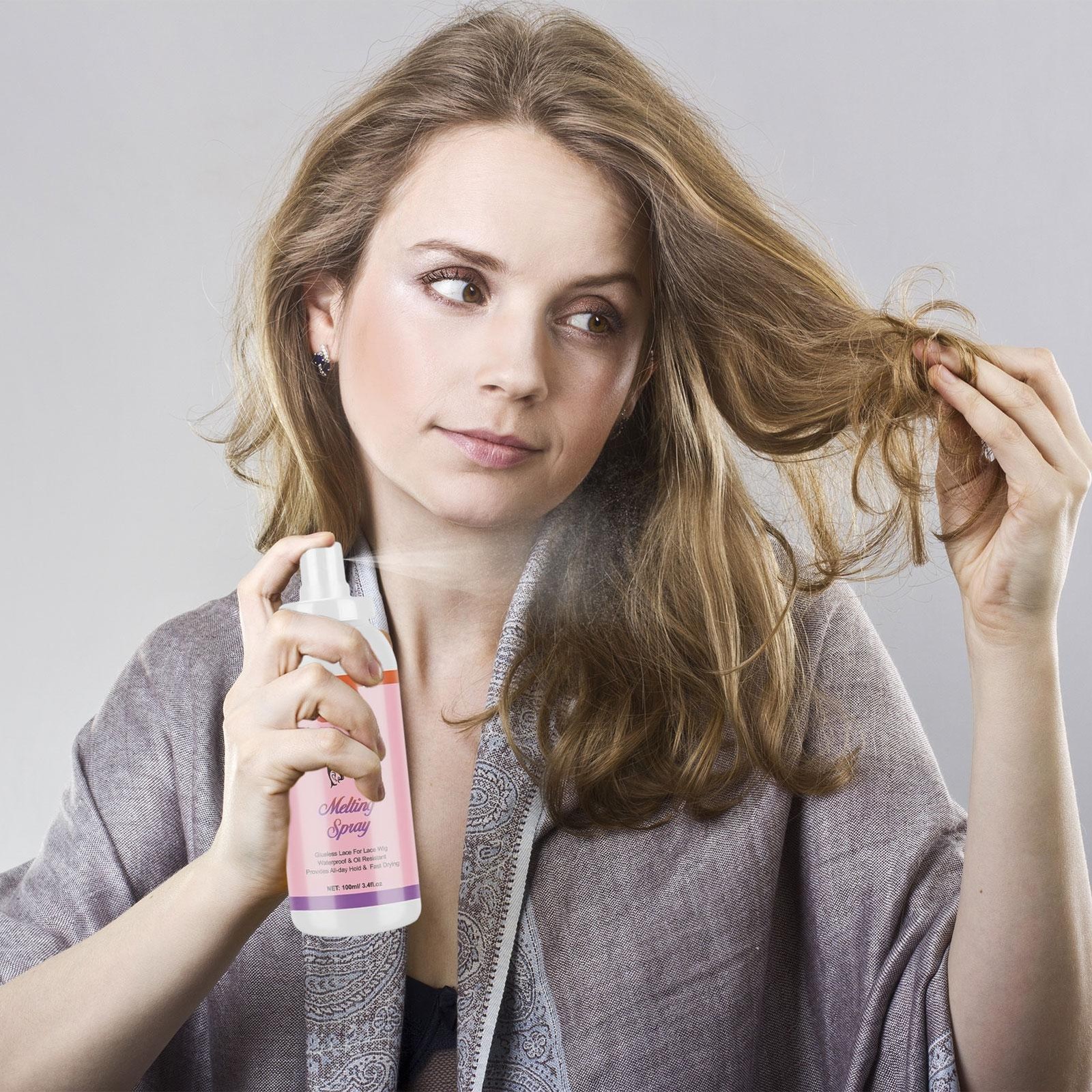 Lace Melting Spray Fast Drying Lace Wig Adhesive Remover Spray Invisible 100ml