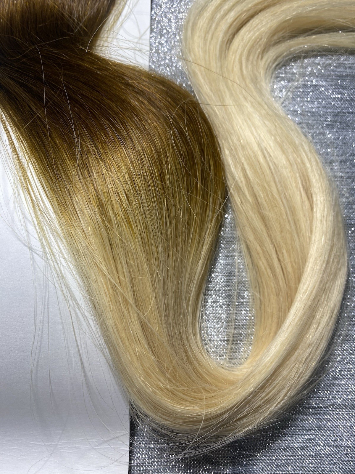 VE Sunny 22 Inch 50g U Tip Hair Extensions Remy Human Hair T4/60 Ombre Blonde
