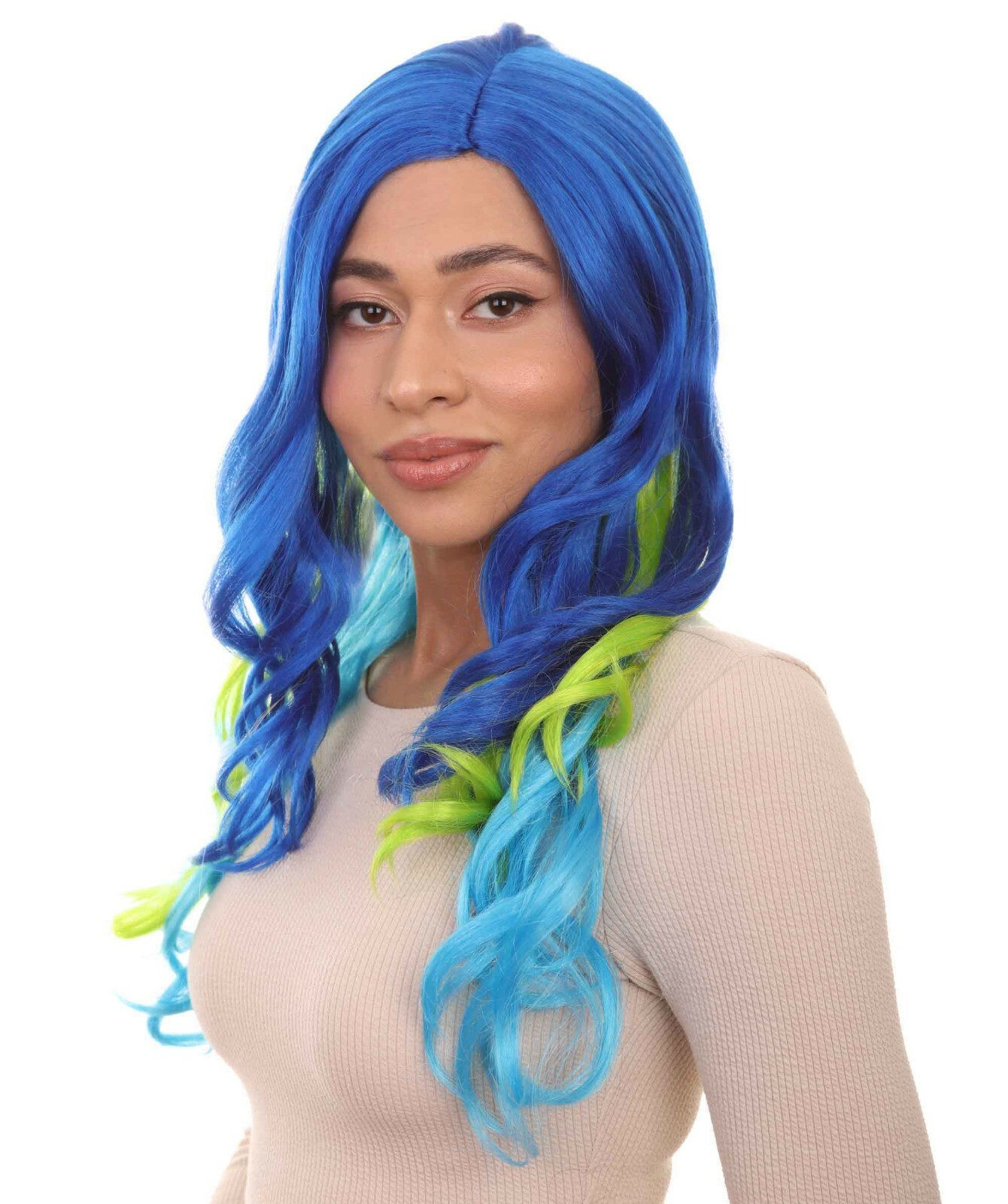 Two-Tone Long Wavy Wig | Cosplay Party Halloween Wig HW-1535