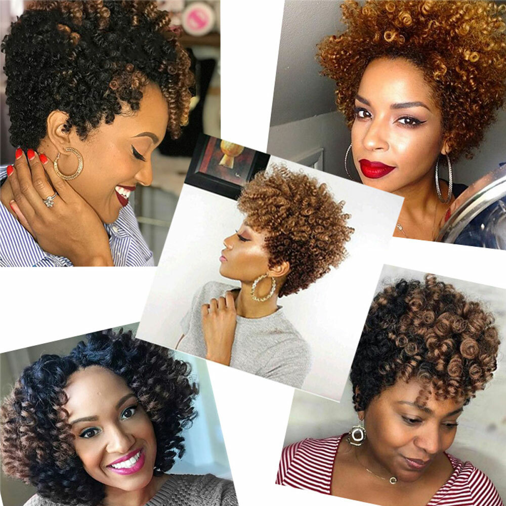 Jamaican Bounce Crochet Braiding Hair Extensions Toni Curls Spring Curly US Hot