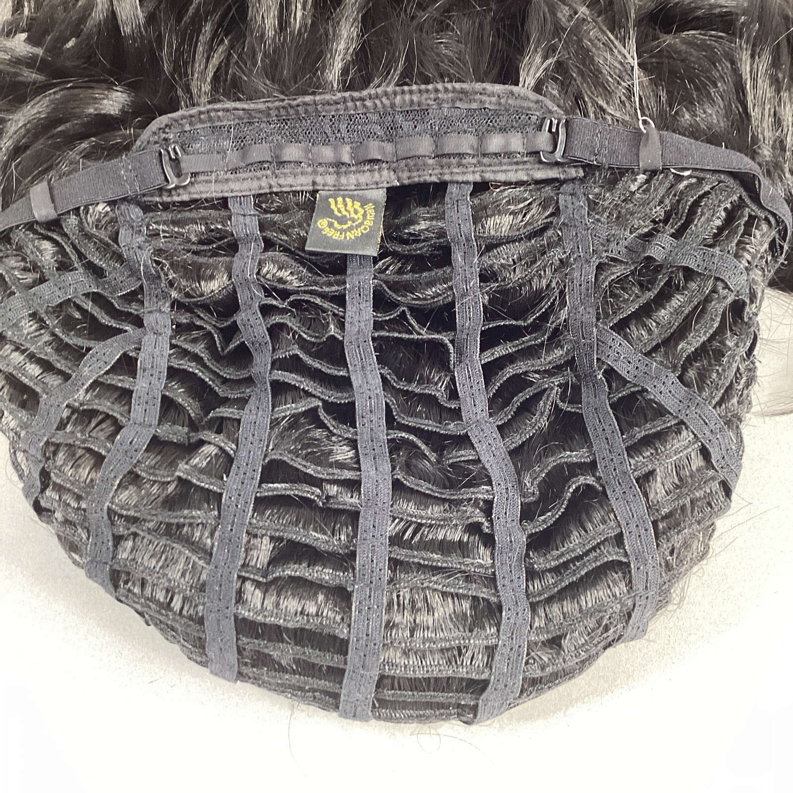 CT147 Shoulder Length Wavy #1B Off Black Synthetic Full Wig