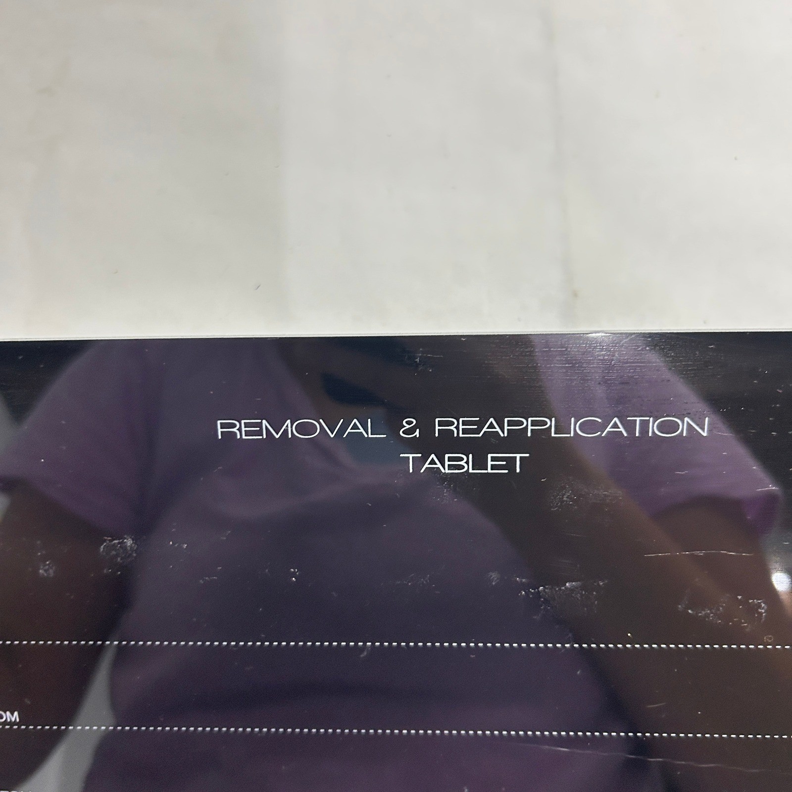 Hotheads Removal Reapplication Tablet Tape In Hair Extension Salon Tool Board