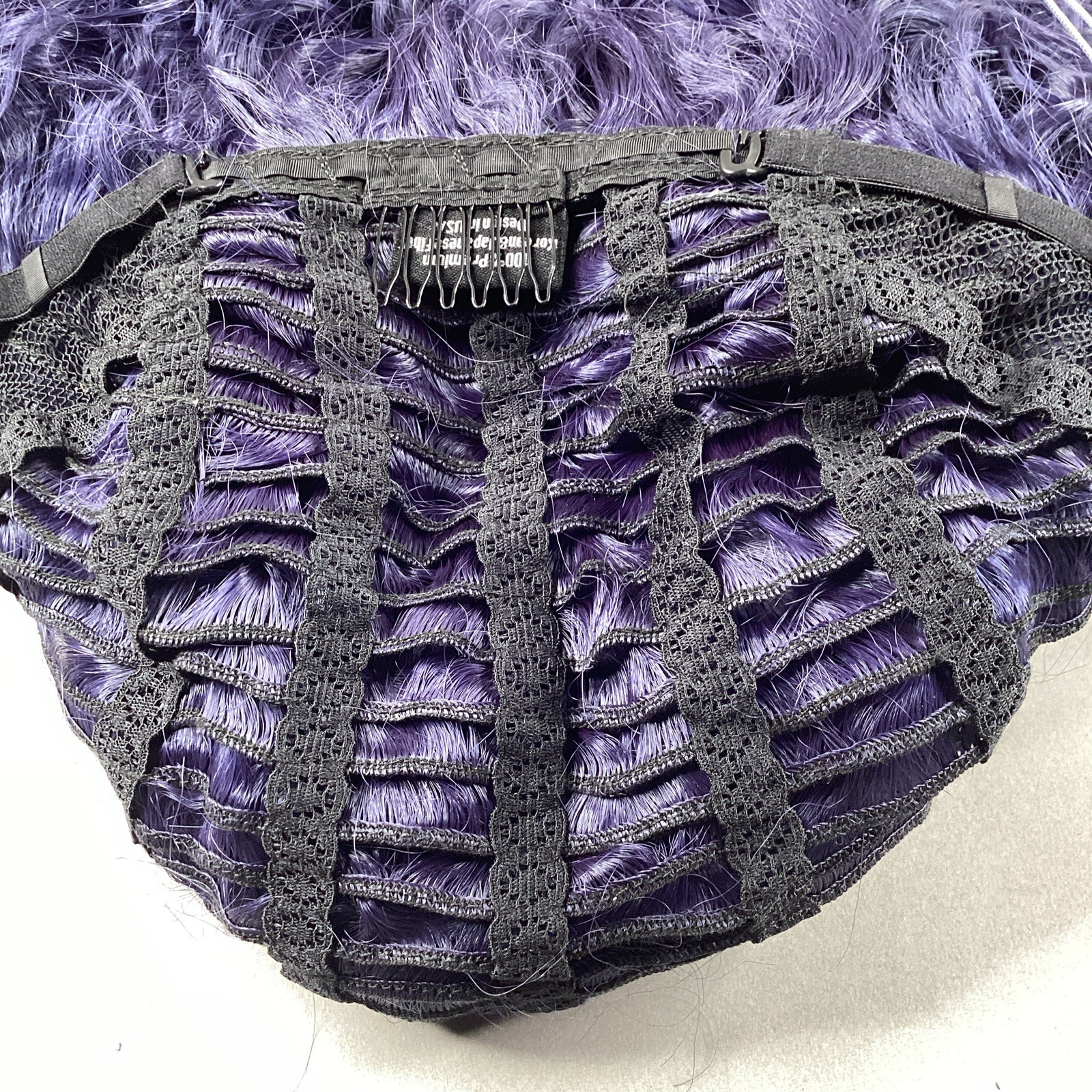 R&B RL-WE #BV Blue Violet Premium Synthetic Blend Wig Adjustable