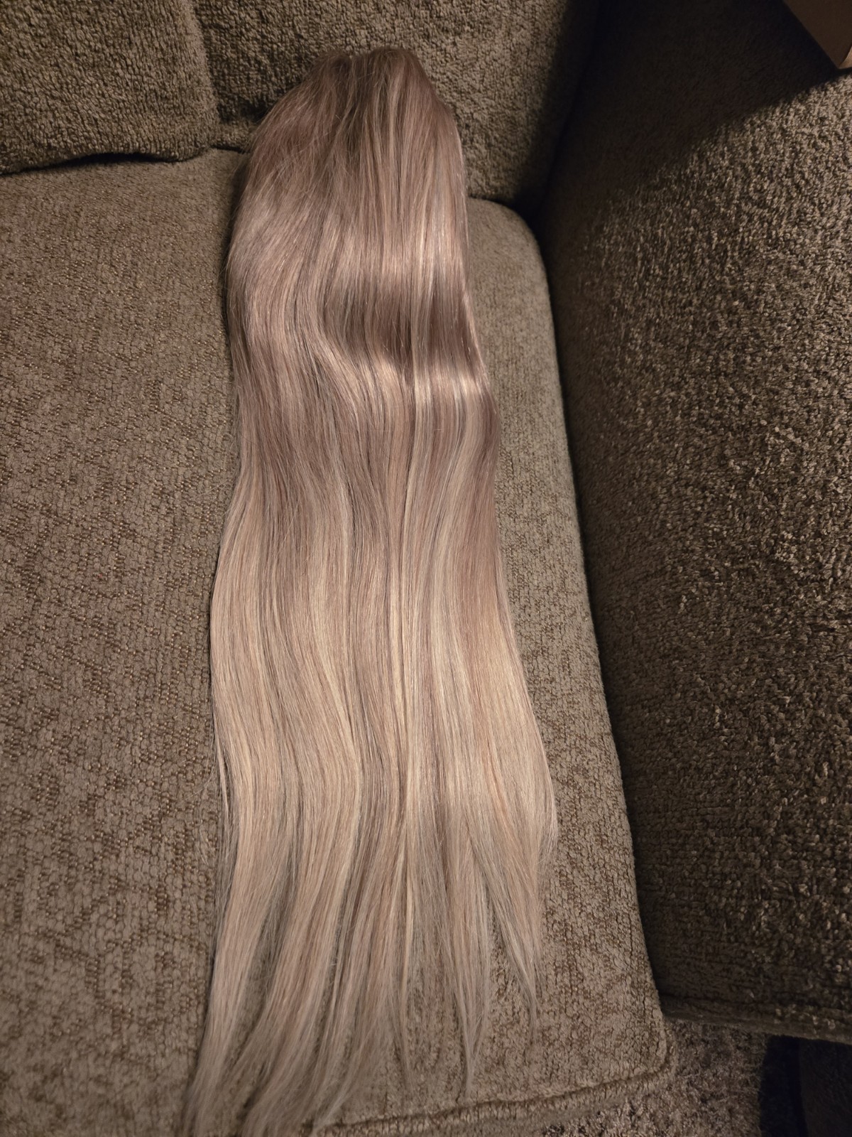 Strawberry Blonde/Platinum Blonde Ombre Remy Human Hair Wig 150% Density 24″