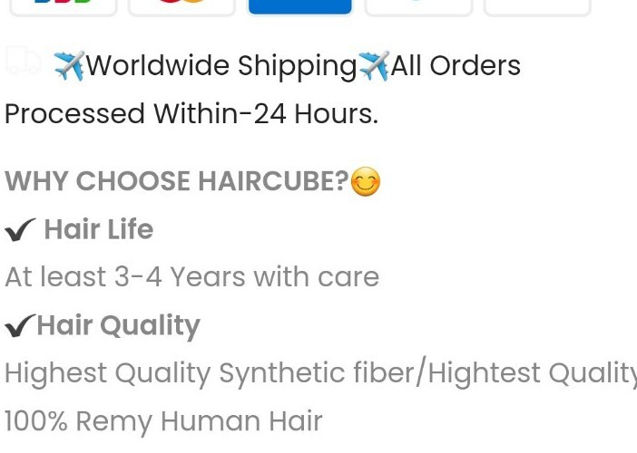 NWT Haircube Mermaid Baby Blue 22″ Long Synthetic Wig Cap LC194-1