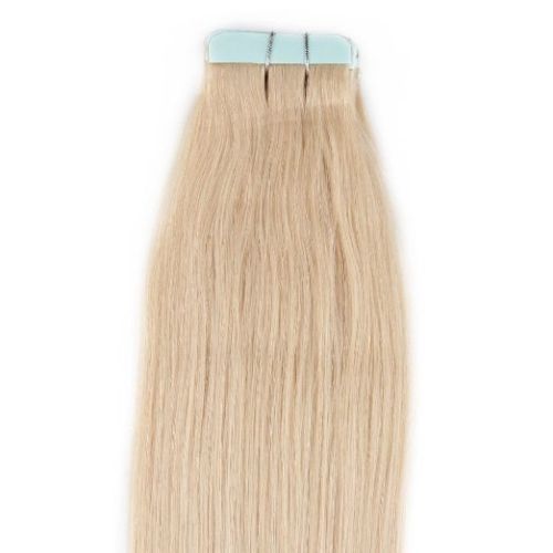 18″,20″ 100gr,40pc,Human Tape In Hair Extensions #60 White Blonde(NOT VERY PALE)