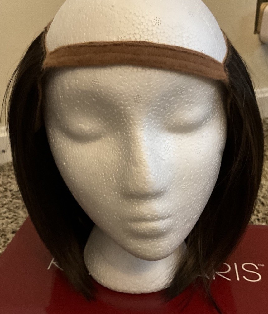 HALO BOB Wig by Rene of Paris Marble Brown Color, Great For wearing with a Hat
