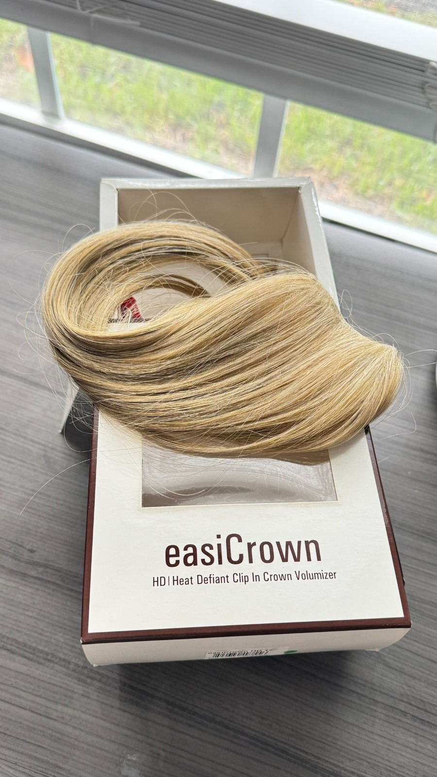 Jon Renau easiCrown HD 12″ Topper_Poppy Seed & Martini- New in Box