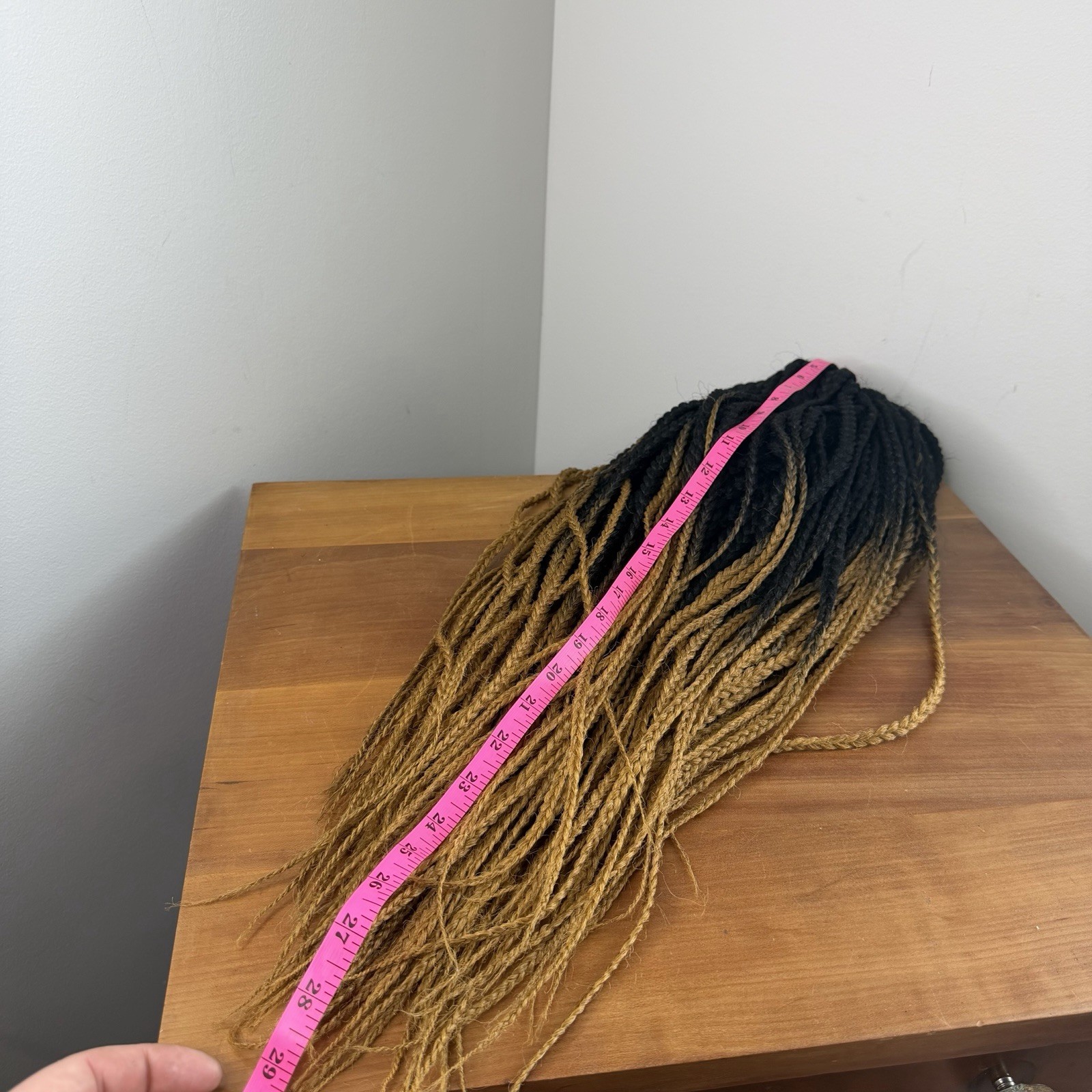 SENSATIONNEL CLOUD 9 4X4 SWISS LACE PARTING WIG – BOX BRAID 30” (READ)