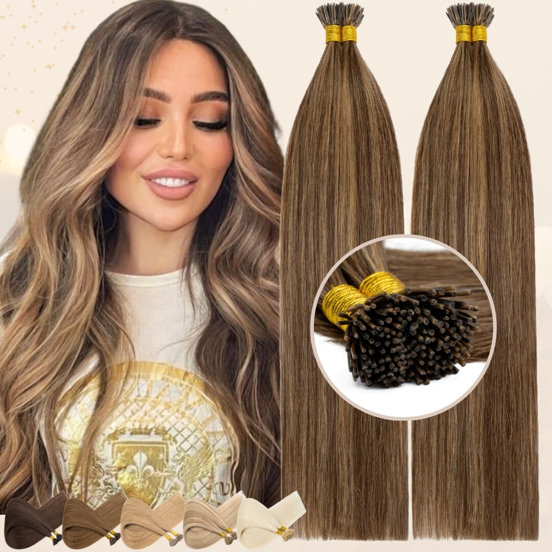 CLEARANCE Keratin Pre Bonded I Tip Stick Human Hair Extensions 100/200S Thick HG