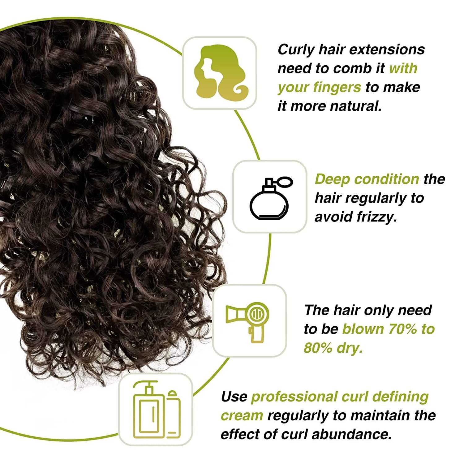 Tape in Remy Human Hair Extensions Seamless Skin Weft Deep Curly Hair 18inch45cm