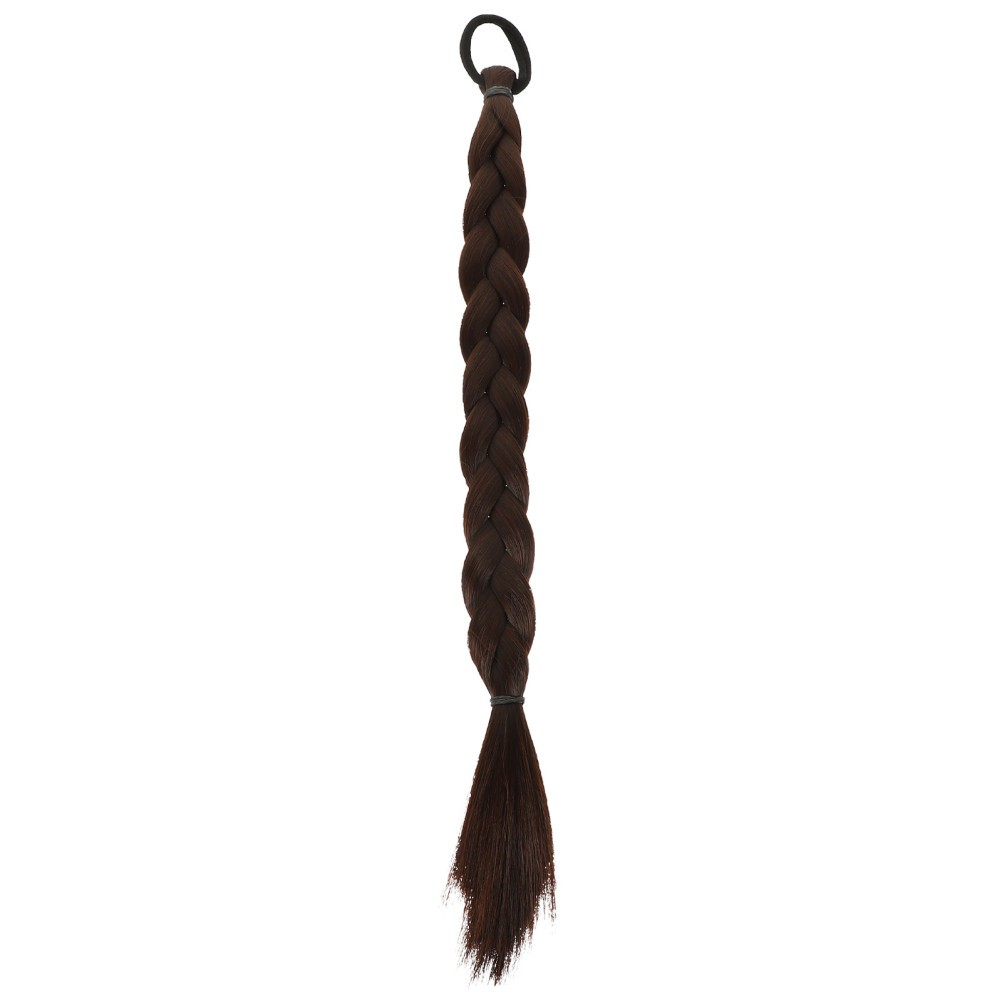 Synthetic Long Straight Hair Extensions Ponytail Braided Ponytail Extension
