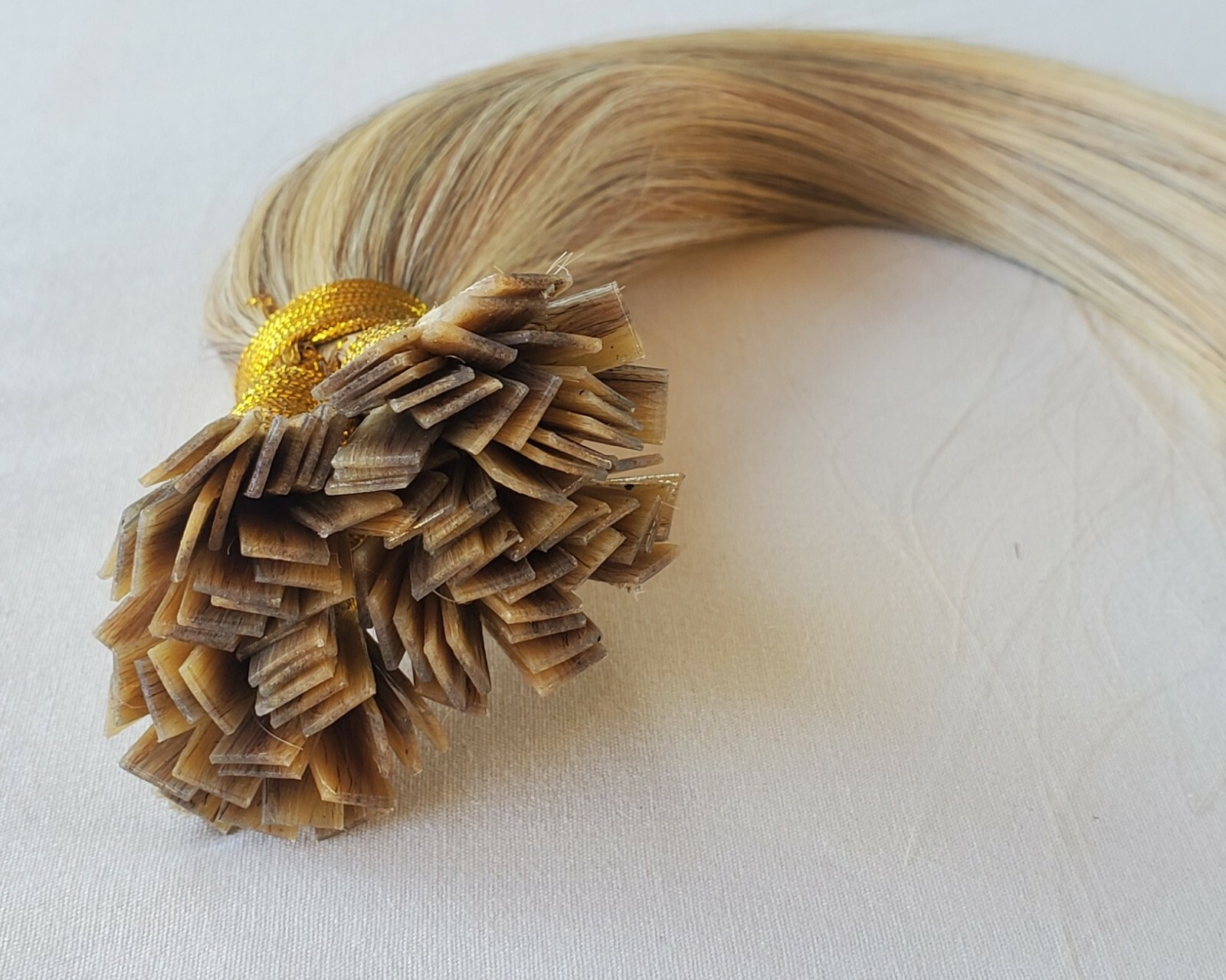 18″,22″ 100 grams ,Flat Tip Keratin Remy Human Hair Extensions # 18/613